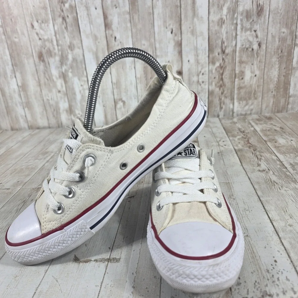 Converse Chuck Taylor All Star Shoreline Slip On Cream Womens 7.5 537084F - Picture 5 of 8